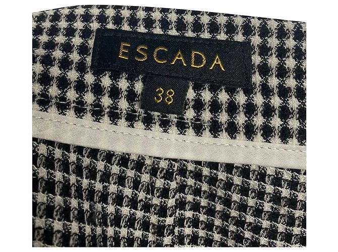 Completo pantalone a quadri Escada con camicetta Nero - vista 10