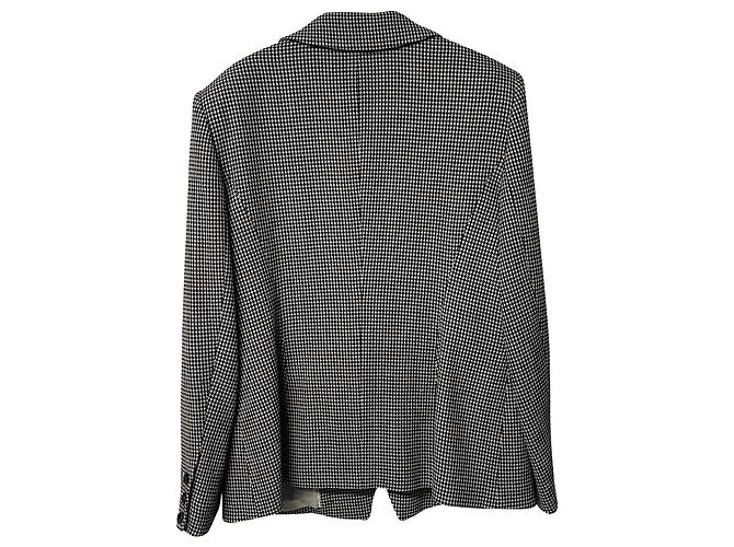 Completo pantalone a quadri Escada con camicetta Nero - vista 4