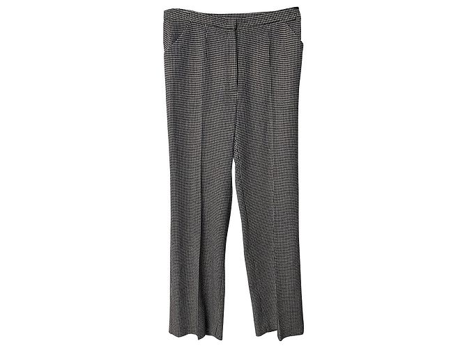 Completo pantalone a quadri Escada con camicetta Nero - vista 9