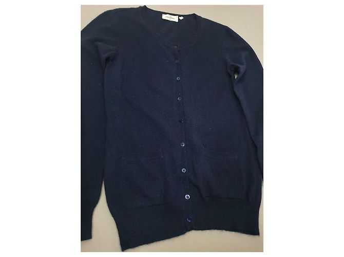 Autre Marque Cardigan aus Kaschmir in Blau - Ansicht 3