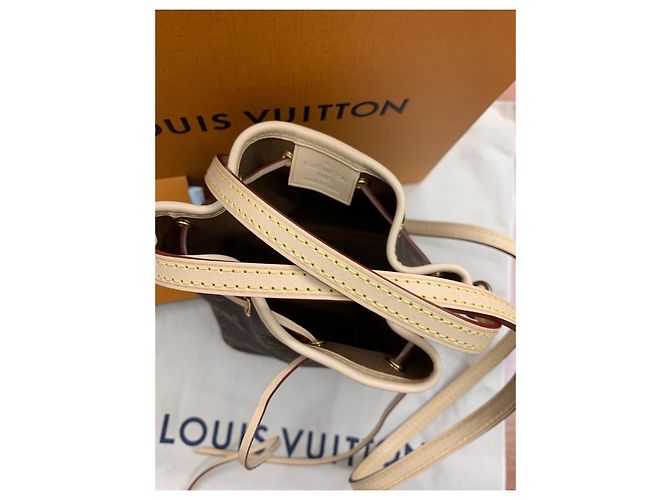 Noe Borsa a secchiello Louis Vuitton Nano Noè nuova, mai indossata, originale Marrone - vista 2