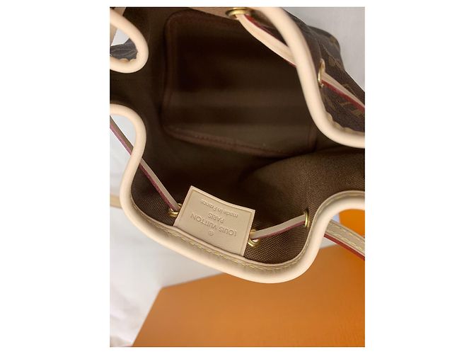 Noe Borsa a secchiello Louis Vuitton Nano Noè nuova, mai indossata, originale Marrone - vista 4
