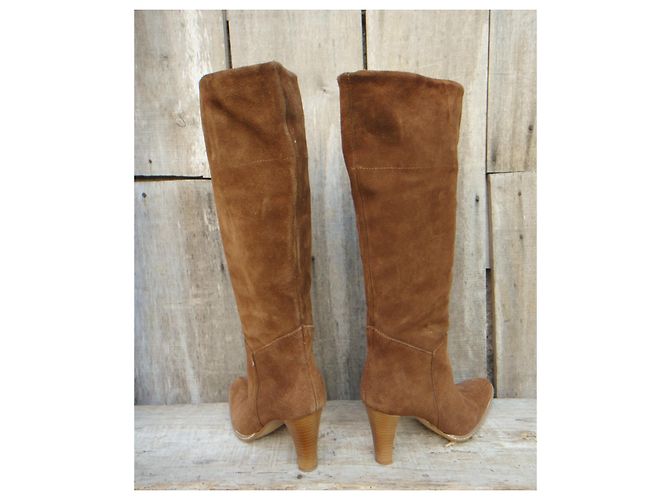 Autre Marque Botas André de ante marrón 37 Castaño - vista 2
