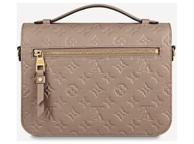 Louis Vuitton Pelle duna LV Metis Grigio - vista 3