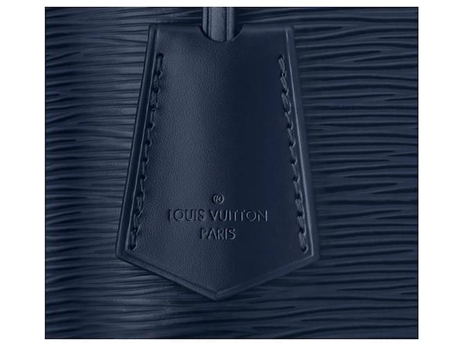 Louis Vuitton Alma BB pelle epi blu - vista 3