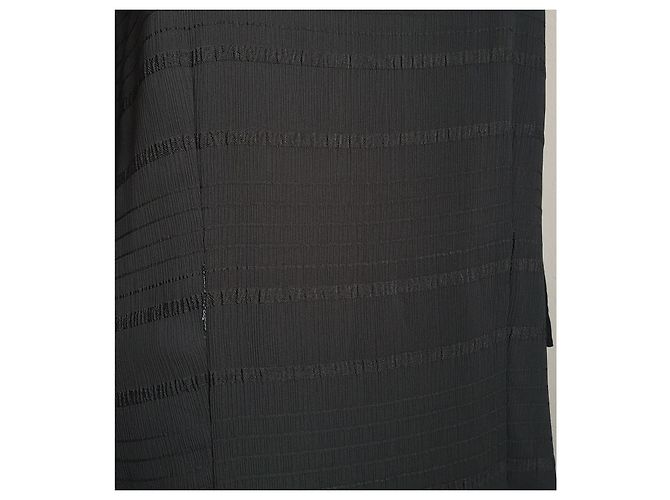 SéZane Schwarzes Kleid aus Polyester Größe 38 - Ansicht 3