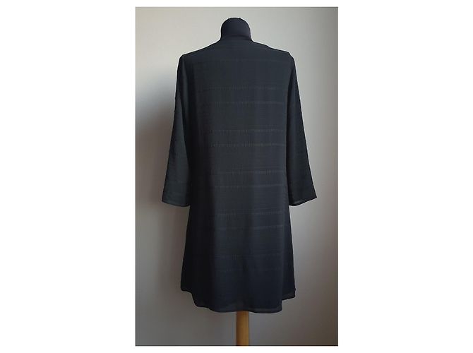 SéZane Schwarzes Kleid aus Polyester Größe 38 - Ansicht 4
