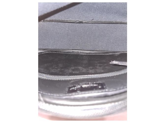 Borsa a tracolla Dior in tela nera Nero - vista 6