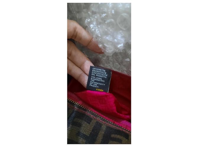 Borsa a mano Fendi Spalmati Zucca Marrone Monogramma - vista 2