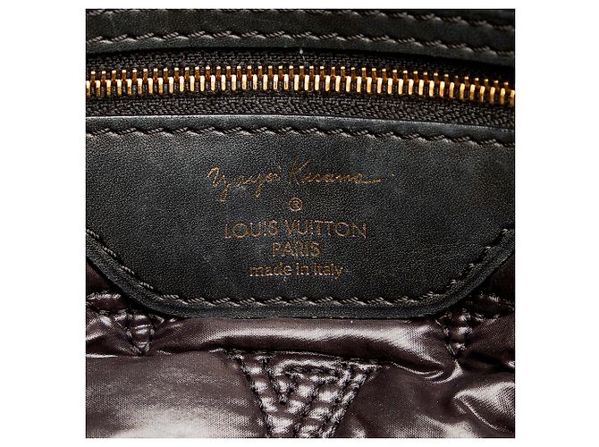 Louis Vuitton Black Monogram Lockit Vertical Yayoi Kusama Dots Infinity MM Nero Rosso - vista 6