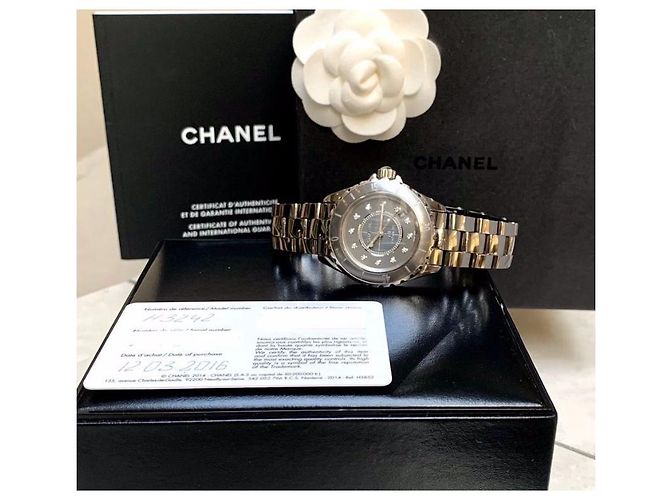 Reloj Chanel J12 CROMÁTICA 38MM Negro Plata Gris - vista 6