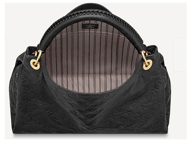 Louis Vuitton LV Artsy in pelle nera Nero - vista 3