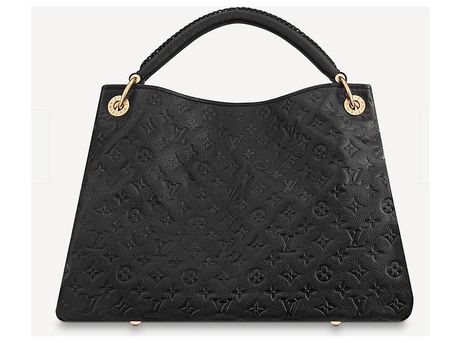 Louis Vuitton LV Artsy in pelle nera Nero - vista 4