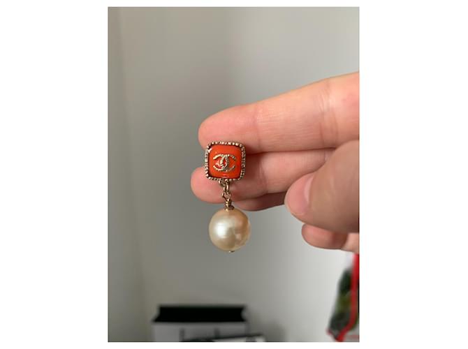 Chanel Ohrringe Golden Orange - Ansicht 3