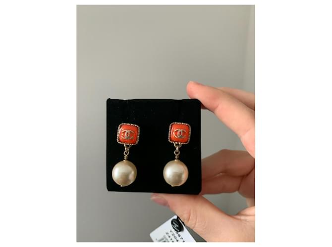 Chanel Ohrringe Golden Orange - Ansicht 4