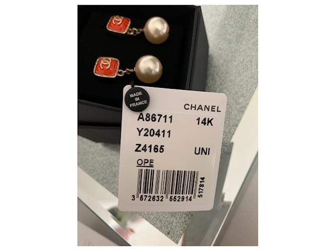 Chanel Ohrringe Golden Orange - Ansicht 5