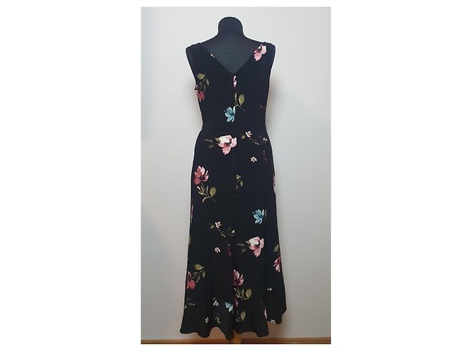Abito floreale Ralph Lauren Nero Multicolore - vista 3