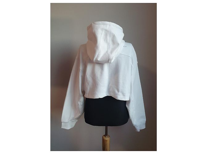 Stella Mc Cartney Stella McCartney Pour Adidas Sweatshirt Weiß Baumwolle - Ansicht 3