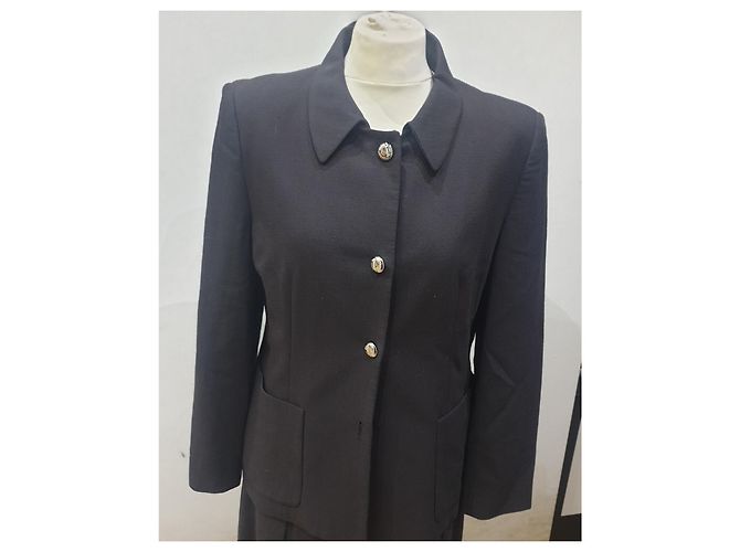 Prada Vintage-Vollschwarzer Anzug - Ansicht 3