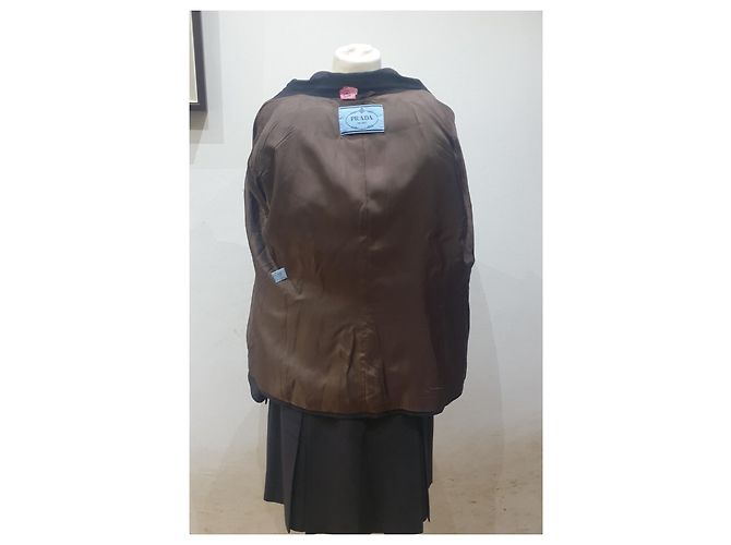Prada Vintage-Vollschwarzer Anzug - Ansicht 6