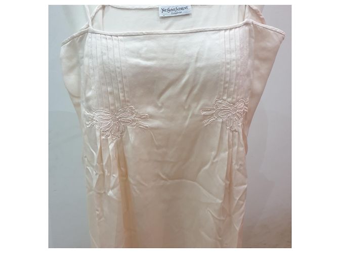 Yves Saint Laurent camisón de lencería Rosa Crema - vista 7