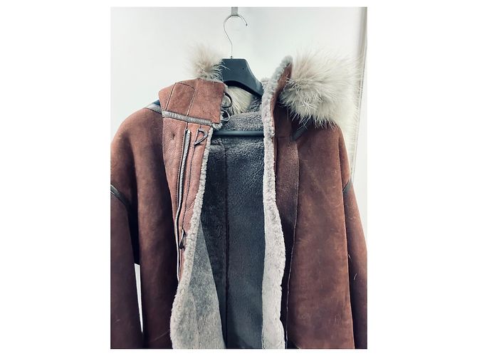 Louis Vuitton Langer Schaffellmantel - Ansicht 3