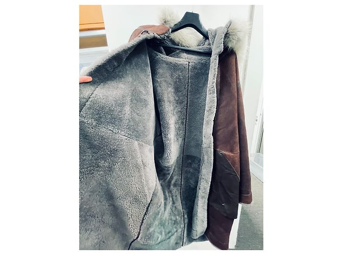 Louis Vuitton Langer Schaffellmantel - Ansicht 4
