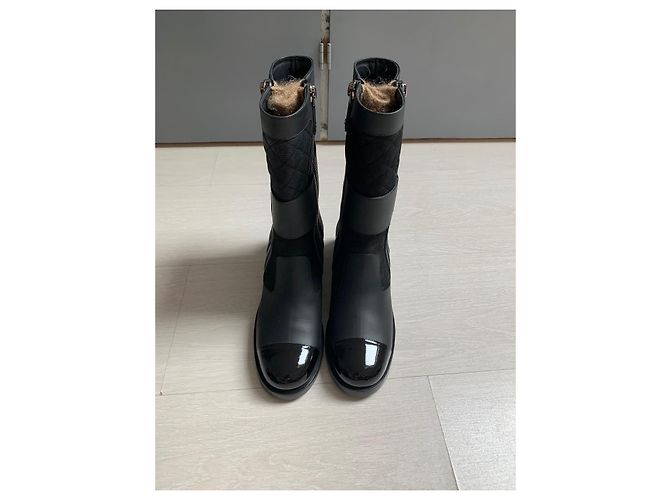Cambon STIVALI CHANEL Nero - vista 3