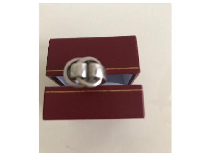 Hermès Vintage Sammlerring 'Gürtel' aus massivem Silber - Ansicht 3