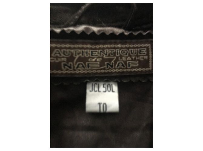 Autre Marque Dunkelbraune Wildlederjacke aus Hirschleder - Ansicht 5
