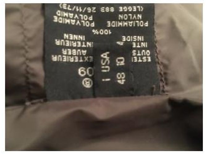 Autre Marque Add Down Jacket Blue Grey Size 48 - view 6