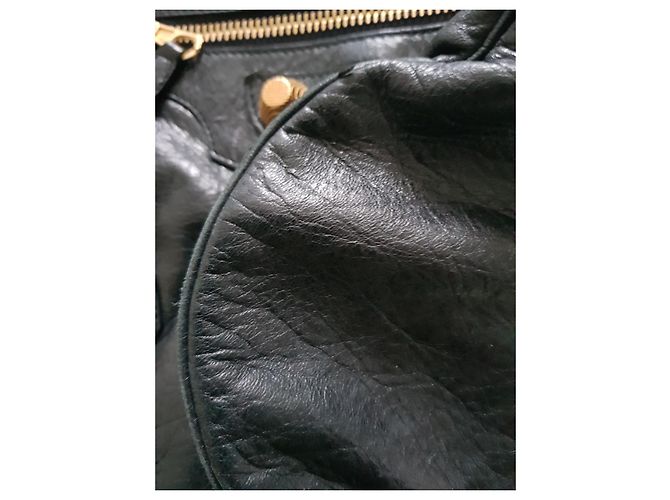 Borsa Balenciaga Day Nera in Pelle Nero - vista 3