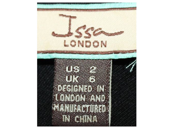 Issa Kurzärmliger schwarzer Jumpsuit - Ansicht 6