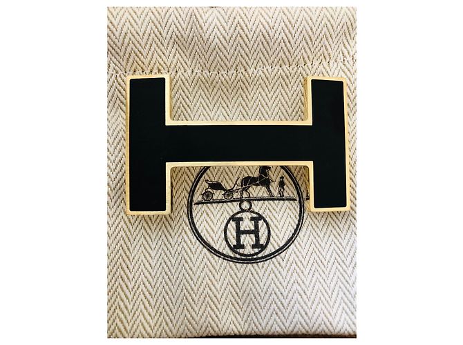 Constance Hermès Quiz Gürtelschnalle Schwarz - Ansicht 2