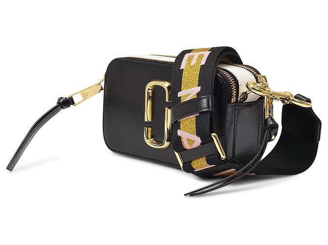 Marc Jacobs Snapshot in pelle di vitello New Black Multi - vista 2