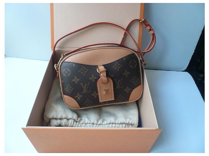LOUIS VUITTON Mini Deauville neuf avec boite et pochon Marron - vue 7
