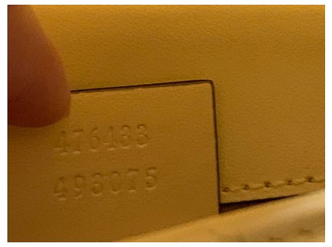 Dionysus Borsa Gucci GG Marmont Super Mini Gialla in Pelle Giallo - vista 4