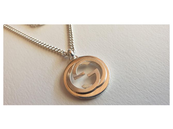 Gucci Collana lunga GG in argento 925 - vista 3