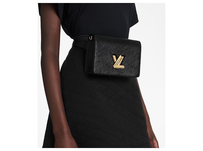 Louis Vuitton LV Twist Gürteltasche mit Kette Schwarz - Ansicht 6