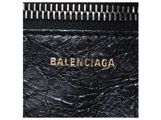 Mochila Balenciaga de cuero negro con cordón Graffiti Explorer - vista 6