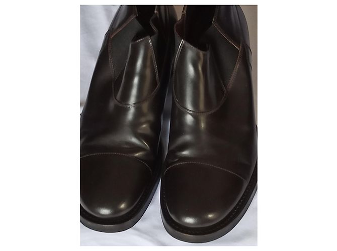 Prada Brown Leather Boots - view 5