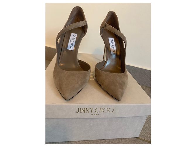 Jimmy Choo Riemchenpumps Beige - Ansicht 2