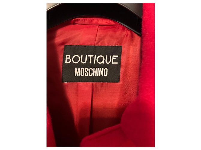 Abrigo de lana Moschino T fucsia - vista 5
