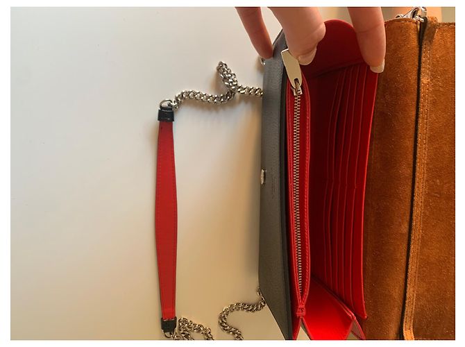 Borsa a tracolla Christian Louboutin in pelle stampa leopardata - vista 4