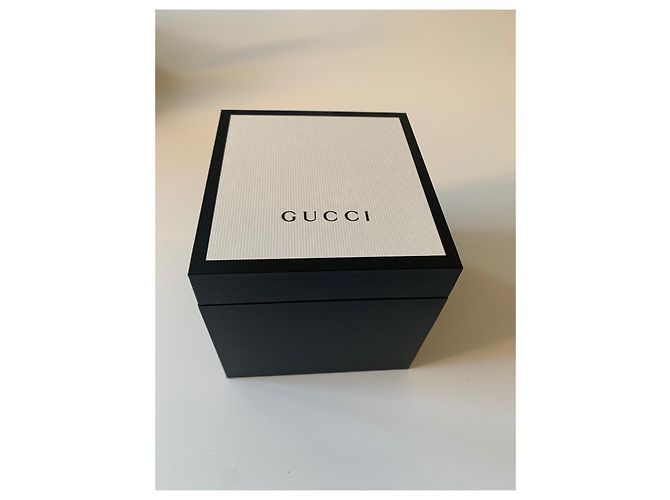 Orologio Gucci Pelle Nera Quadrante Placcato Oro Nero - vista 3