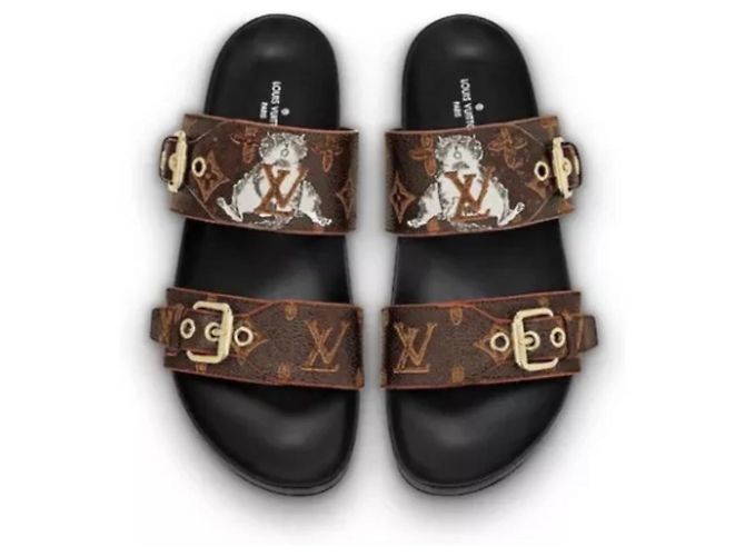 Louis Vuitton Nato dia Marrone - vista 4