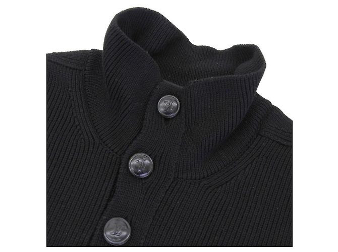 Louis Vuitton Men Coats Outerwear Black - view 4