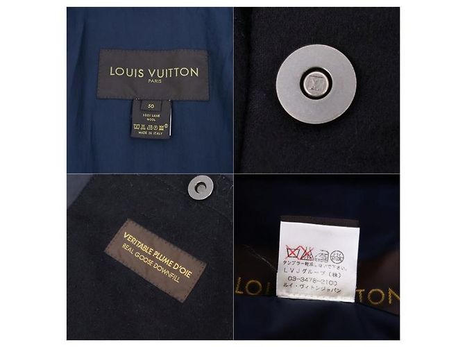 Louis Vuitton Men Coats Outerwear Black - view 5