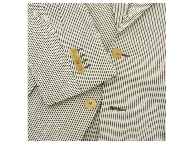 Louis Vuitton Men Coats Outerwear Grey - view 6