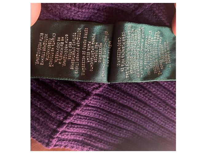 Cárdigan Ralph Lauren de algodón morado M Morado oscuro - vista 5